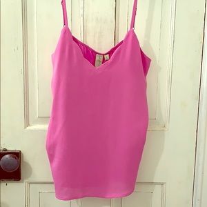 Allison Joy* Pink Scalloped Tank